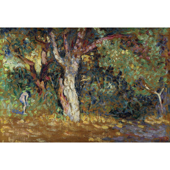 РЕПРОДУКЦИИ НА КАРТИНИ Гъсталак с гола жена (1909)